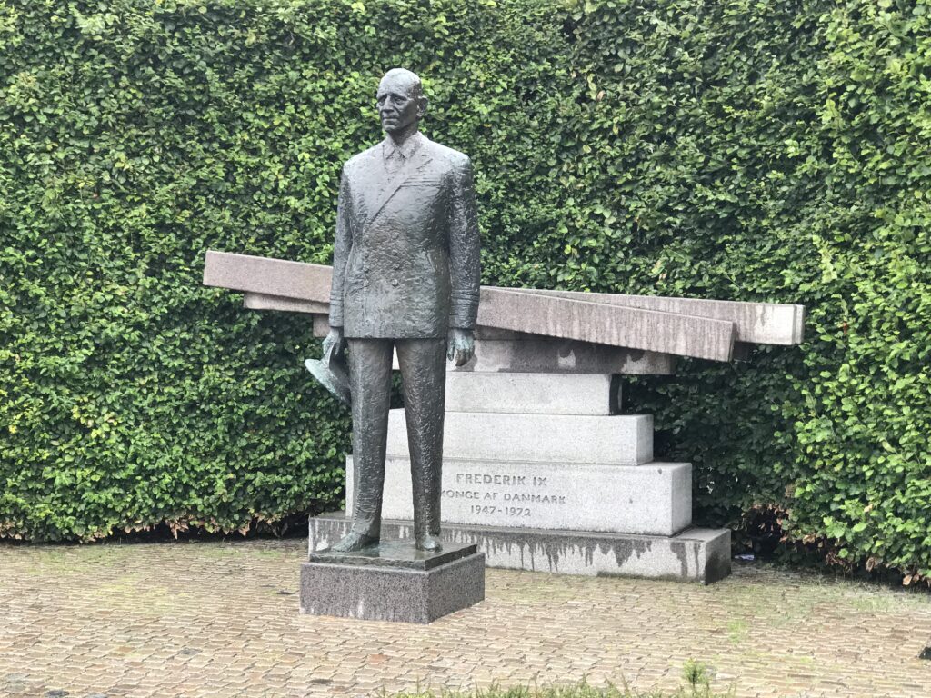 Statue of King Frederik V in Copenhagen